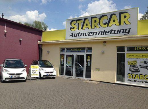 Starcar Autovermietung Station Essen Außenansicht