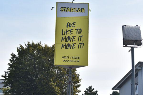 STARCAR Autovermietung Station Ramstein Banner