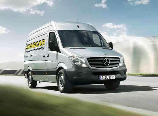 Mercedes Benz Vito Transporter mit Starcar Logo